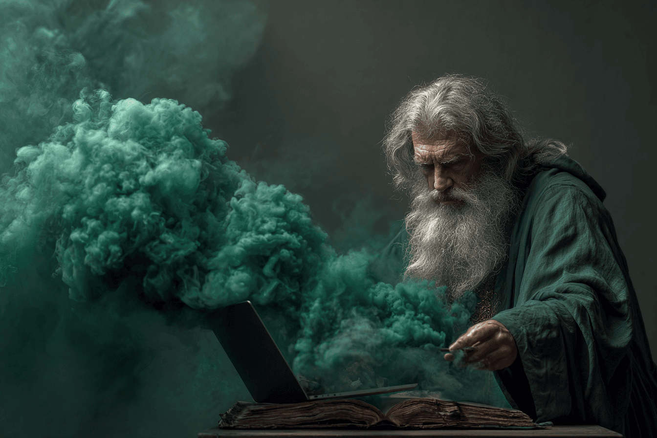 Wizard at work
